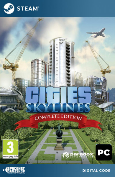 Cities: Skylines - Complete Edition Steam CD-Key [GLOBAL]